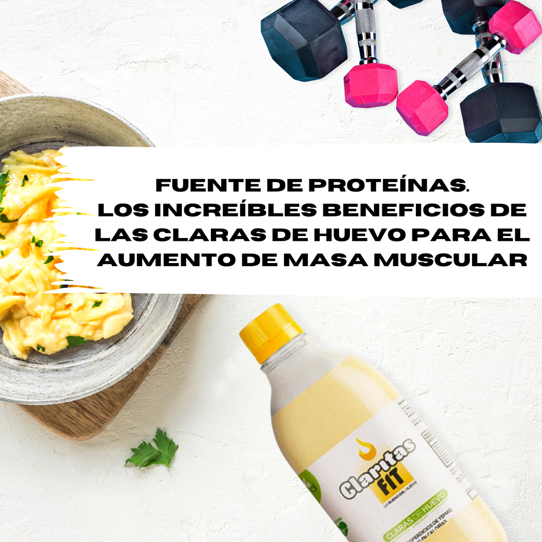 La fuente de proteínas: Revelando los increíbles beneficios de las claras de huevo para el crecimiento muscular