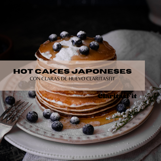 Hot Cakes Japoneses con Claras de Huevo ClaritasFit