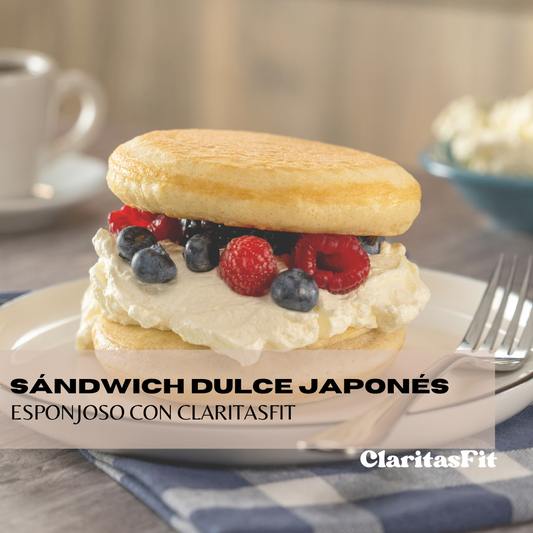 Sándwich dulce japonés esponjoso con ClaritasFit